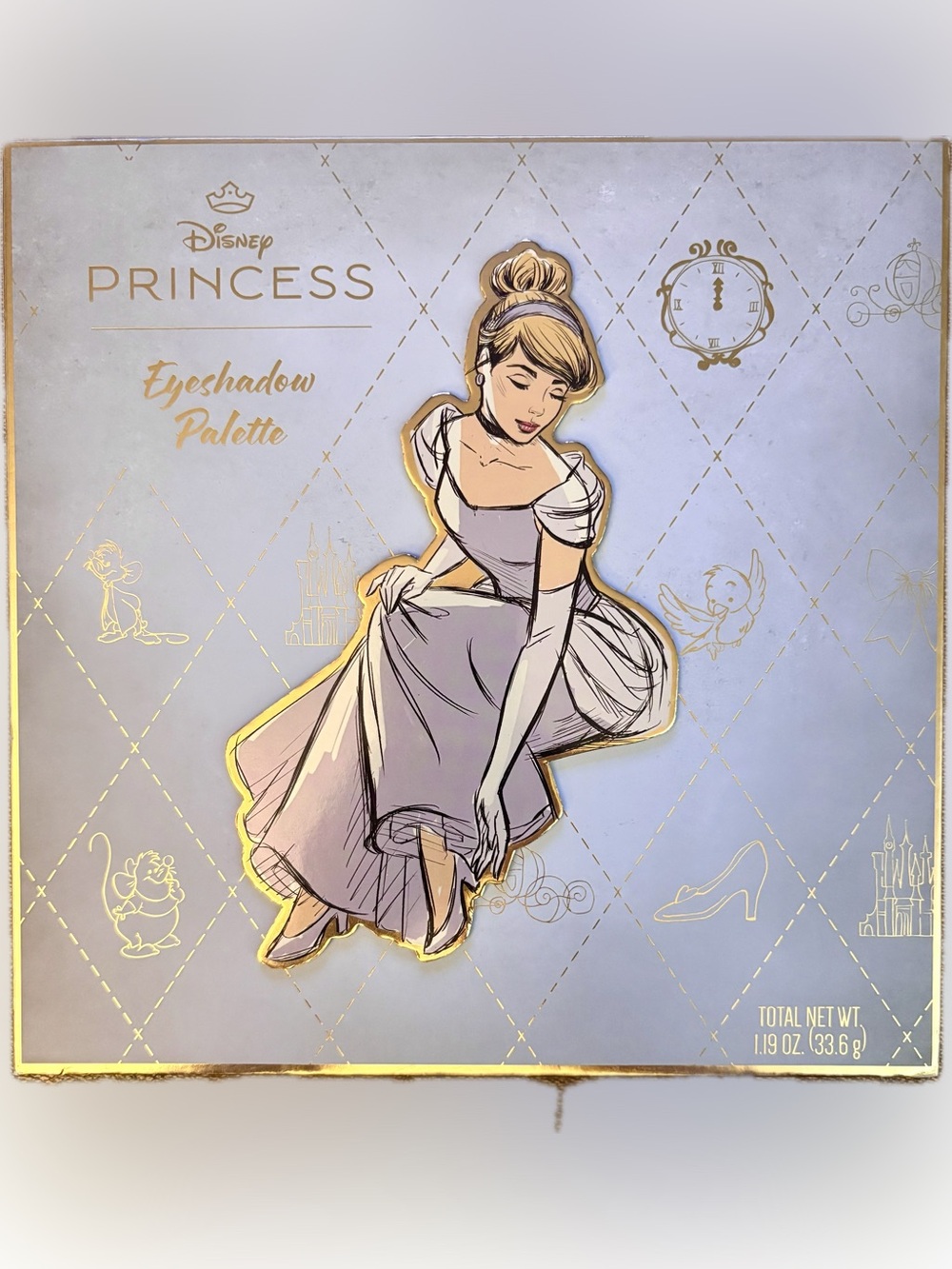 Taste Beauty x Disney Cinderella Eyeshadow and Face Palette collectible design